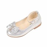 bliccr発表会 靴 フォーマルシューズ 女の子 ドレス シンデレラクリスタルシューズ プリンセス 結婚式 誕生日 プリンセスシューズ (15.5CM( Age:3-3.5T), 銀)