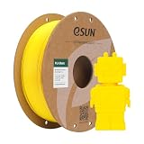 eSUN 基本的な PLAフィラメント 1.75mm、ePLA 3Dプリンティングフィラメント、寸法精度 +/- 0.03mm、1KGスプール (2.2ポンド)、ほとんどの3Dプリンターに対応、イエロー