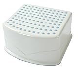 Tippitoes Step up Stool - White/Blue by Tippitoes