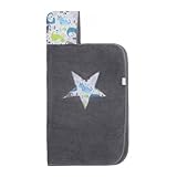 MayLily Premium | STARS バンブーベイビータオル かわいいと暖かい | 100％竹テリー | 120x85cm | Oeko-Tex認証 | 抗アレルギー | ポーランドで縫製 