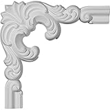 Ekena Millwork PML10X10SE-1 Seville Panel Molding Corner, 10-Inch x 10-Inch x 1 1/8-Inch [並行輸入品]