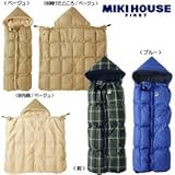 [ミキハウス] MIKIHOUSE 【ミキハウス(ベビー)】 防寒できる！５ＷＡＹダウンキャリーケープ 45-6014-954 ブルー