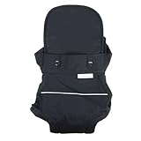 [ラッキー工業] buddybuddy 昔ながらのひもで結ぶタイプ子守帯 A1170 ブラック