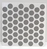 Fastcap粘着カバーキャップPVCフォググレー9 / 16 " ( 1シート52キャップ）