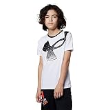[アンダーアーマー] Short-Sleeve Graphics UAテック スプラッター シンボル ショートスリーブ(トレーニング/BOYS) White/Black YMD(140)