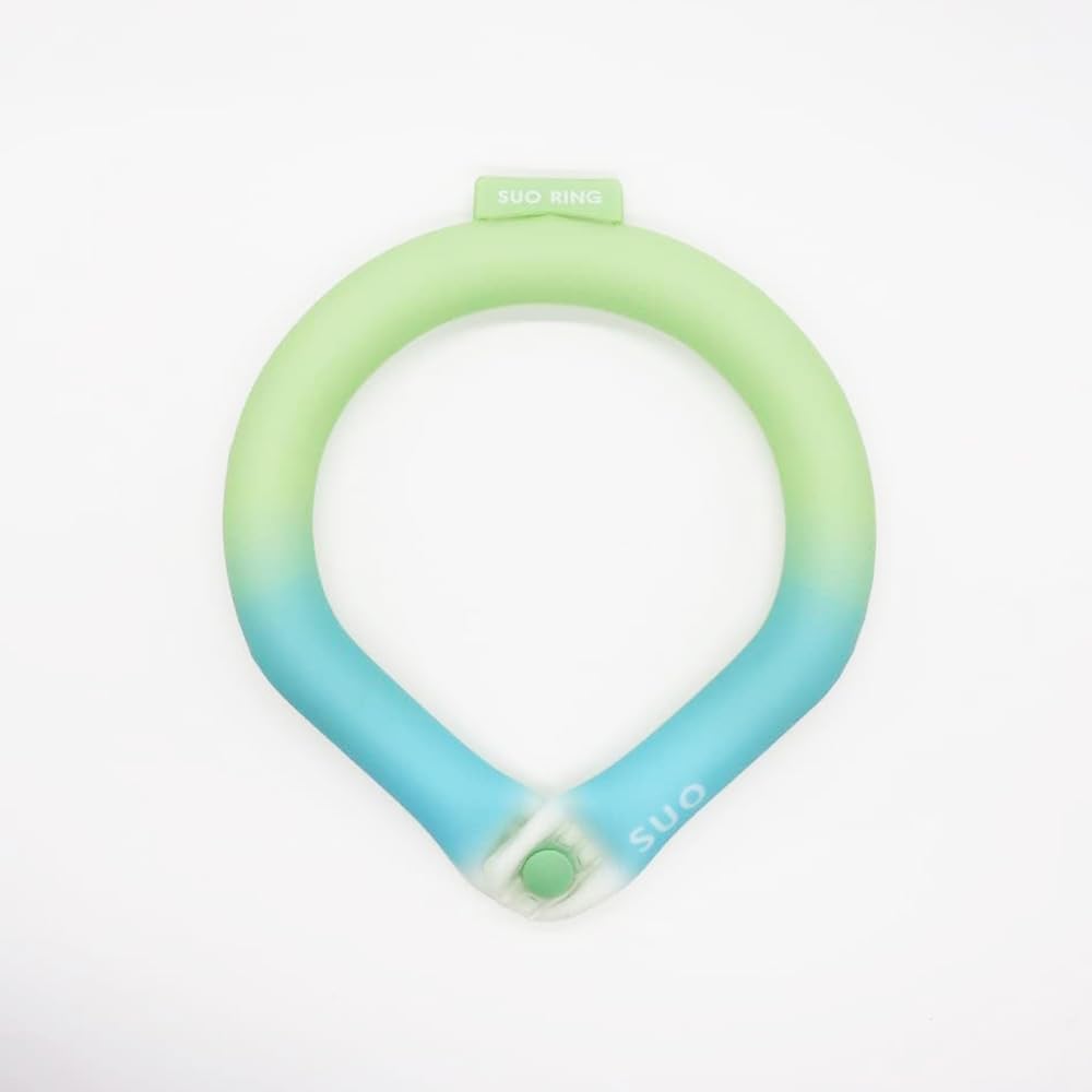 【SUO】SUO for dogs28°ICE COOL RING ボタン付 犬用 MB ピスタチオグリーン