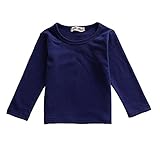 Cutelove　ボトムシャツ　Tシャツ　純色　ロングスリーブ　長袖　ロングズボン　綿　男の子　ボーイズ　女の子　ガールズ　ベビー　赤ちゃん　幼児　秋　春　冬　可愛い　ファッション　素敵　カジュアル　