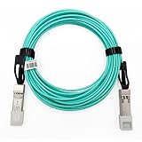 Elfcam - 20m OM3 SFP+ から SFP+ への光ファイバーケーブル AOC 10Gbit/s、SFP-10G-AOC 互換