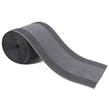 RYOHIN Lab.(良品ラボ) 配線カバー ケーブルカバー コード カバー 配線モール マジックテープ フロア 床 絨毯 壁 デスク周り 長さ調節可能 ソフトタイプ 1セット (グレー, 幅10cm×長さ3m・カーペット用)