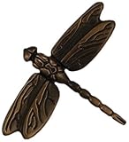 Dragonfly in Flight Doorbell Ringer - Oiled Bronze by Michael Healy Designs