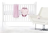 SwaddleDesigns 4 Piece Newborn Lightweight Crib Bedding Set Very Berry 0-3 months [並行輸入品]