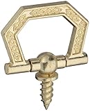 National Hardware V2513 3/4" Screw Rings in Brass [並行輸入品]