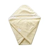 ふわふわ甘撚（あまよ）りパイルのベビーアフガン おくるみ クリーム