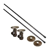 Plumbest s10 – 36 WB角度洗面所と供給停止キット、古い世界ブロンズ