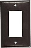 Cooper Wiring Devices 2051B-BOX Mid-Size 1-Gang Decorator GFCI Wall Plate with Box, Brown Finish [並行