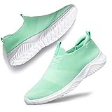 [Raoendis] ウォーキングシューズ レディース スニーカー - ランニングシューズ フィットネスシューズ 運動靴 通気 グリーン 2