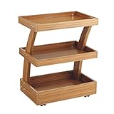 ＜ FV ＞ 木製ワゴン ウッド [ 業務用ワゴン エステ用ワゴン サロン用ワゴン エステワゴン サロンワゴン キャスター付き ワゴン ラック ]◆