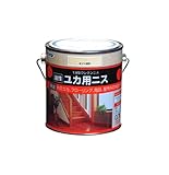 アサヒペン 油性ユカ用ニス 0.7L 半ツヤ透明