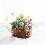 プリザーブドフラワー  淡くやさしいバラ  パールピンク磁器*誕生日の花 記念日 還暦祝いの花 喜寿米寿お祝いの花 開店祝い花 開業祝 受賞祝 栄転祝 退職お祝いの花