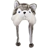 アニマルハット 狼型 コスプレ用小物 男女共用 18*30cm