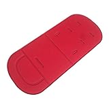 レッドpopular-washable-soft-stroller-pushchair-car-seat-padding-pram-liner-pad-cushion