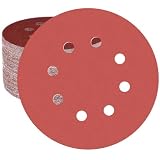 HWXINIE ディスクペーパー 125mm #2000番 ランダムサンダー ペーパー 8穴 丸型 サンディングディスク マジック式,電動サンダー用サンドペーパー（50枚入）