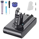 V6 バッテリーHomesuit ダイソン DC62 バッテリー互換品 4000mAh 21.6V 対応Dyson V6 DC62 DC74