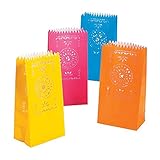 Paper Fiesta Luminary Bags (12 Pack) 5 x 3 1/4 x 10. Paper. [並行輸入品]