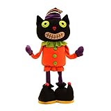 Pawaca ハロウィーン　おもちゃ　ホームデコレーション　家庭装飾　パーティー　バー　伸縮可能　（黒い猫）