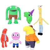 Mukorolee Smiling Friend ぬいぐるみ ソフトぬいぐるみ モンスターフィギュア人形 コットンぬいぐるみ 枕 映画ファン 子供/幼児/誕生日パーティーへの好ましいギフト (6個セット)
