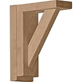 Ekena Millwork BKT02X06X07TRRO 2 1/2-Inch W by 6 1/4-Inch D by 7 1/2-Inch H Traditional Shelf Bracke
