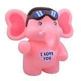 Vi Anti Fall Elephant Baby貯金箱おもちゃ、Largeサイズ(ピンク)