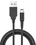 3DS 充電器 USB充電ケーブル 互換 Nintendo New 3DS XL/3DS LL/New 3DS/3DS XL/3DS/New 2DS XL/2DS XL/2DS/DSi/DSi XL など対応 USB電源コード Compatible with 3DS (黒, 1本入り)