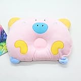 IDソフトコットンPiggy形状ベビーヘッドサポート枕、ピンク