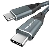 Twozoh 4K USB Cケーブル100W 0.5M (All-in-One) USB 3.2 Gen 2X2 20Gbps データ転送 PD高速充電 USB C 3.1 Type Cケーブル 4K@60Hz ビデオモニター ナイロン編組コード Thunderbolt3/4/MacBook 適格請求書発行可