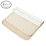 おむつ替えシート 取替えマット　防水シーツ　シングル　おねしょ シーツ ベビー　綿100％　通気 吸水　洗濯可 出産祝い　（2枚組） 70 * 90cm