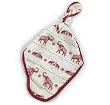 Bambino Land Bamboo Knot Blanket - Red Elephants [並行輸入品]