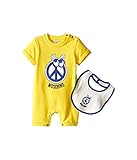 [モスキーノ] Moschino Kids ボーイズ Romper and Bib Gift Box (Infant) キッズセット Yellow 9-12 Months [並行輸入品]