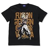 コスパ ドラゴンボールZ 超ゴジータ Tシャツ BLACK XLサイズ 綿製