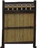竹垣袖垣　お庭を和風に演出　竹垣（幅（幅88ｃｍｘ高120cm)））※メーカー直送