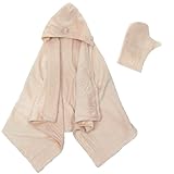 ベアフットドリームス #711 Hooded Towel フード付きブランケット＆ミトン [ピンク] [正規輸入品]