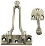 Baldwin 0250151 Security Door Guard, Antique Nickel [並行輸入品]