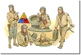 プラッツ ドラゴン 1/35 WW2 アメリカ 戦車兵 北西ヨーロッパ 1944 プラモデル DR6054 (人・動物)