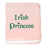 CafePress – Irish Princessグリーン幼児毛布 – スーパーソフトベビー毛布、新生児おくるみ ピンク 473093208-0-173-0