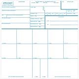 Fingerprint Cards, Applicant FD-258, 5 cards by FBI [並行輸入品]
