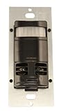 Leviton OSSMT-MDE Ultrasonic/Infrared Wall Switch Sensor, Black [並行輸入品]