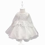 WIN　こどもドレス　女の子　女児ドレス　ふわふわチュチュスカート供服 キッズ フォーマル 結婚式 発表会 女の子用 フラワーガール (12M, クリーム色)