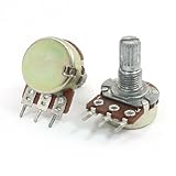 uxcell ブルーゴールドトーンテーブルランプフルレンジ調光ロータリーは2ウェイスイッチ