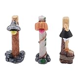 F Fityle 街灯の置物（3個）　マイクロ風景装飾　ガーデン 盆栽 飾り物　ミニチュア ドールハウス