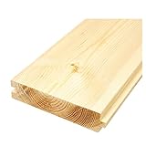 北欧レッドパイン 無垢フローリング 床材 エンドマッチ 両面仕様 無塗装 30x136x3900mm 3枚入